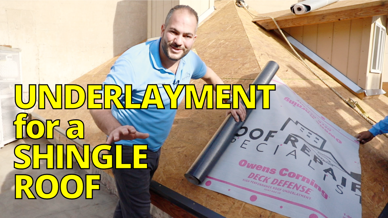 How to Install Underlayment on a Shingle Roof Roof Repair Specialist
